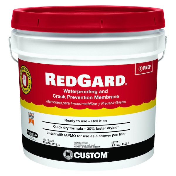 Custom Building Products Custom Building Products RedGard Ready to Use Pink Waterproofing and Crack Prevention 3.5 gal LQWAF3 - main